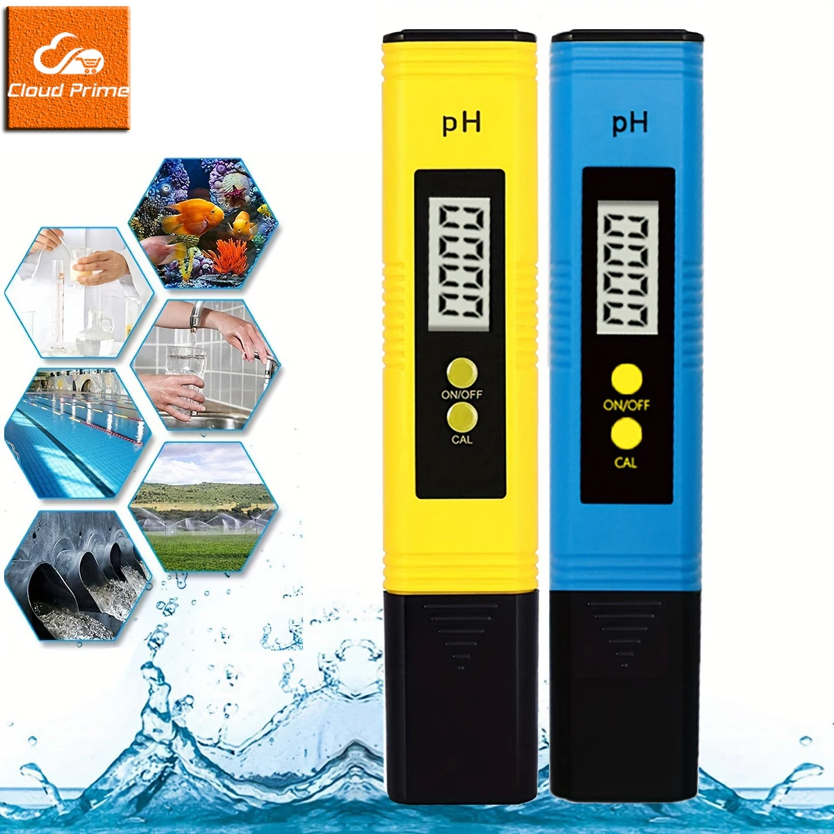 Digital PH Meter Pen Water Quality Tester Accuracy 0.01 Aquarium Pool Water Wine 0-999ppm Urine Automatic Calibration LCD Screen