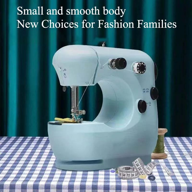 

Portable Household Sewing Machine Multifunctional Desktop Electric Sewing Machine Engineering ABS Alloy Material Power Tools