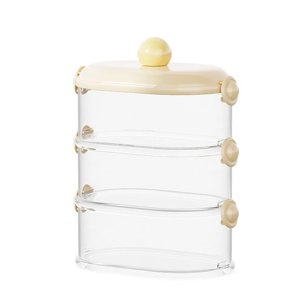 

Practical Plastic Seasoning Storage Box Sealed Waterproof Spice Organizer with Lid Moisture-Proof Food Containers for Home