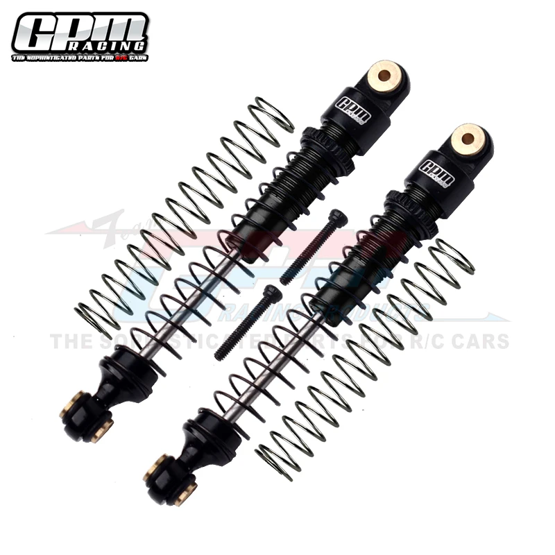 GPM Aluminum Front/Rear Damper For AXIAL 1/24 AX24 XC-1 4WS Crawler Brushed RTR