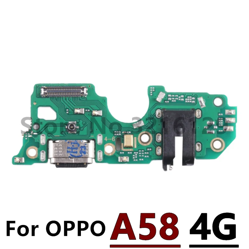 Original For OPPO A72 A74 A76 A77 A77s A58 Fast Charging Type-C USB Connector Board Dock Flex Cab