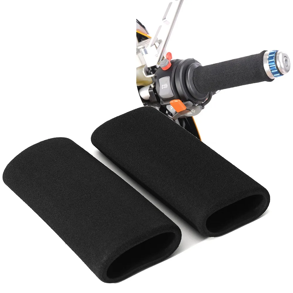 2pcs Anti-Vibration Motorcycle Handlebar Grips Anti-Slip Internal Diameter 31.7-36.8mm Handlebar Grip Covers