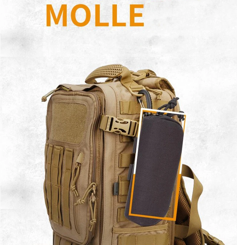 Taktisches MOLLE-Brillenetui: 1000D Nylon, stoßfest, tragbar – geeignet als Jagdbrillenbox und Outdoor-Sonnenbrillenetui – Detail 2