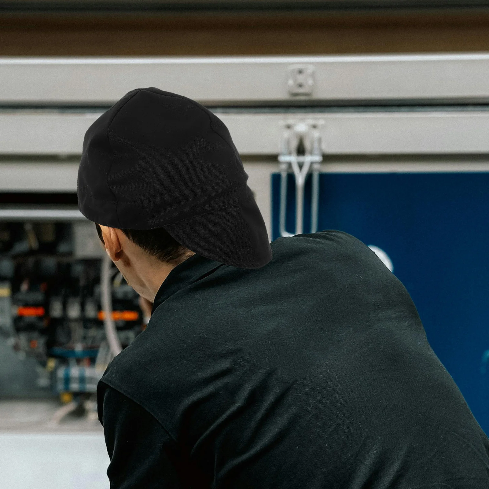 

Welding Cap Reversible Flame Resistant Cotton Adjustable Safety Bump Hat Insert For Industrial Use Welding Protective Gear