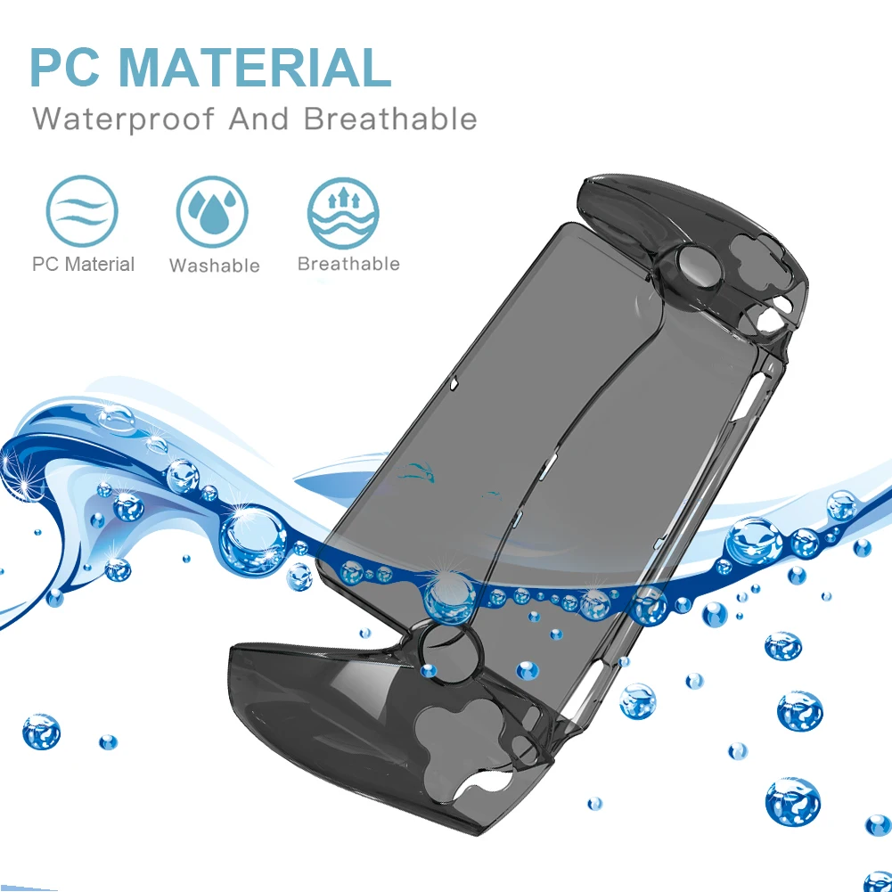 Transparent Protection Cover Shell For Sony PlayStation Portal Game Machine Shockproof Anti-Scratch Case for PS Portal Console