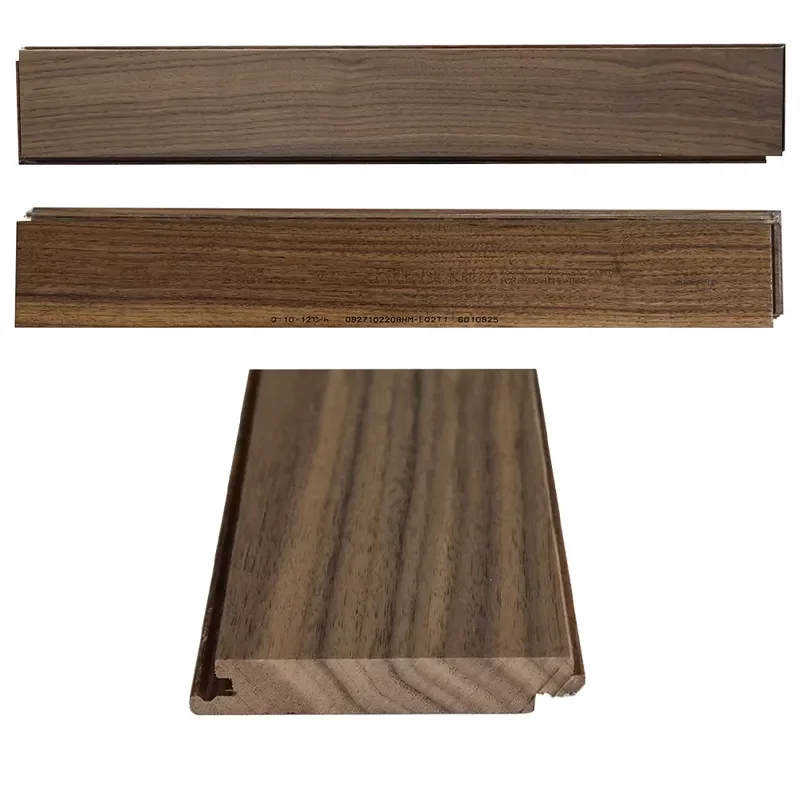Custom Item, Contact Us Style High Quality American Black Walnut Herringbone Solid Wood Flooring for Interior Bedroom,