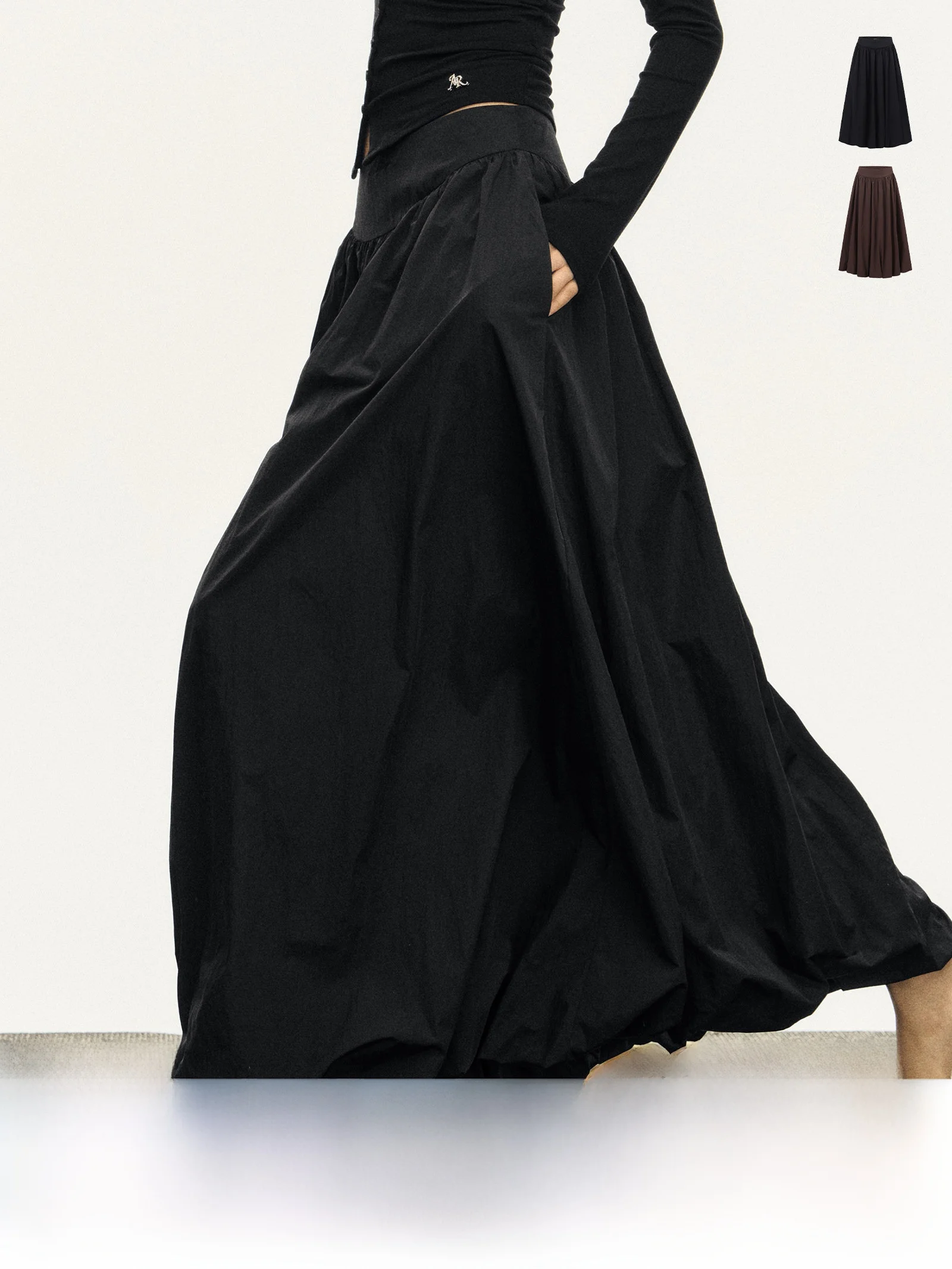 

Американская ретро-юбка Ariseism, женская пышная юбка-баллон, новая весенне-летняя юбка-бумеранг, пышная юбка с низкой талией, юбка А-силуэта