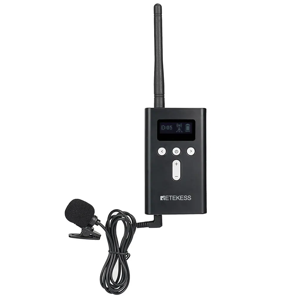 Retekess T130S System Przewodnikowy Audio Guide, Nadajniki i Odbiorniki z Mikrofonem T130 2. Generacji, Długi Czas Pracy na Baterii, Radio Guide do Treningów i Wycieczek — zdjęcie produktu 7