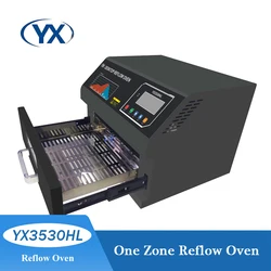 Desktop Reflow Oven 2400W 350x300mm Infrared Hot Air Smd Reflow Soldering For Smt Small Batch Production And Processing YX3530HL