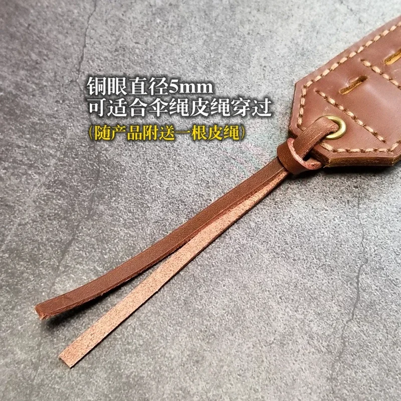 Imagem -05 - Edc-estojo de Couro Feito à Mão Primeira Camada Couro Vegetal Curtido Suporte da Bainha Armazenamento Portátil ao ar Livre Ferramentas de Bolso Edc
