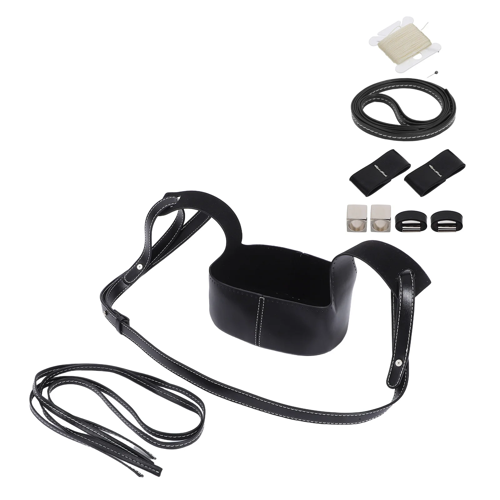 

1Set Handmade Bucket Bag Making Kit Adjustable Drawstring Design Lightweight Shoulder Crossbody Bag for Women Daily Use Party