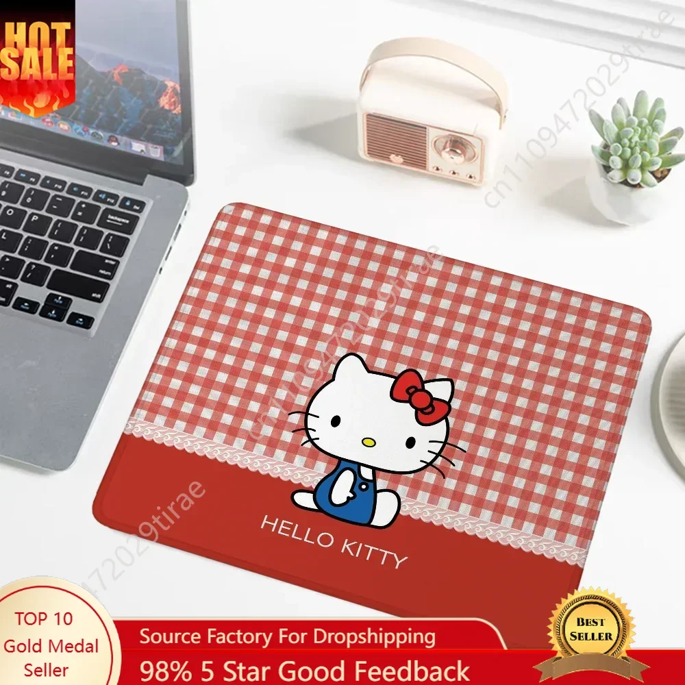 

Sanrio Hello Kitty Leather Mousepad Kawaii Bedroom Decorative Tablecloth Student Writing Desk Mat Sanrio Cosplay Accessories