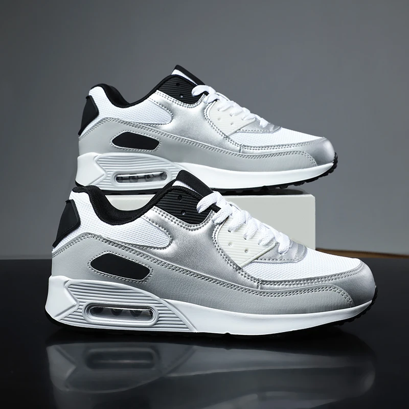 

2026 New Men's Breathable Spring and Autumn Sports Shoes, Korean Style Trendy Casual Shoes, Versatile Air-Cushion Running Shoes