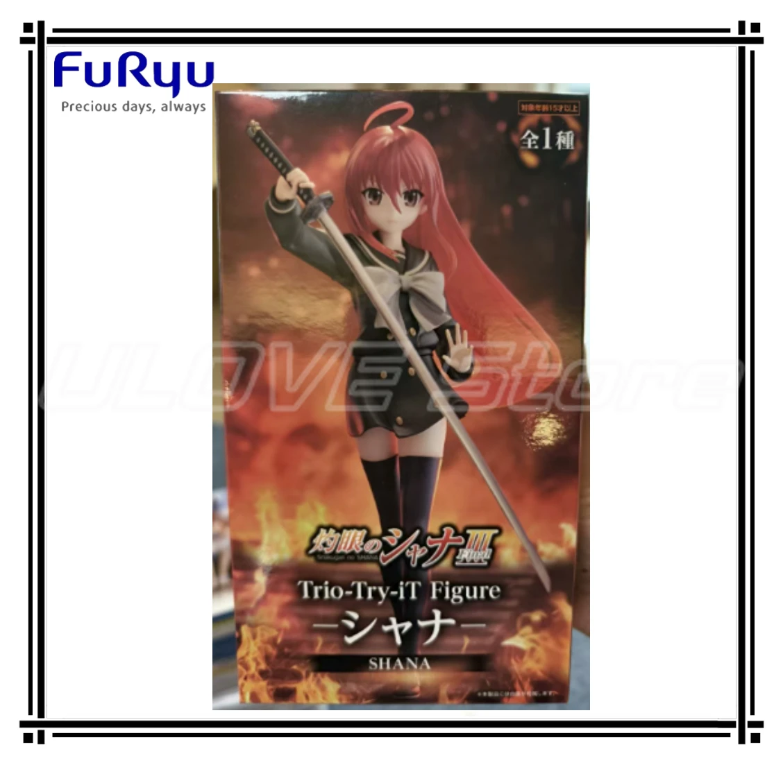 In Stock Original FuRyu Trio-Try-iT Figure The Burning Eyes Shana Shana Animation Figure Model Collection Gift Ornaments