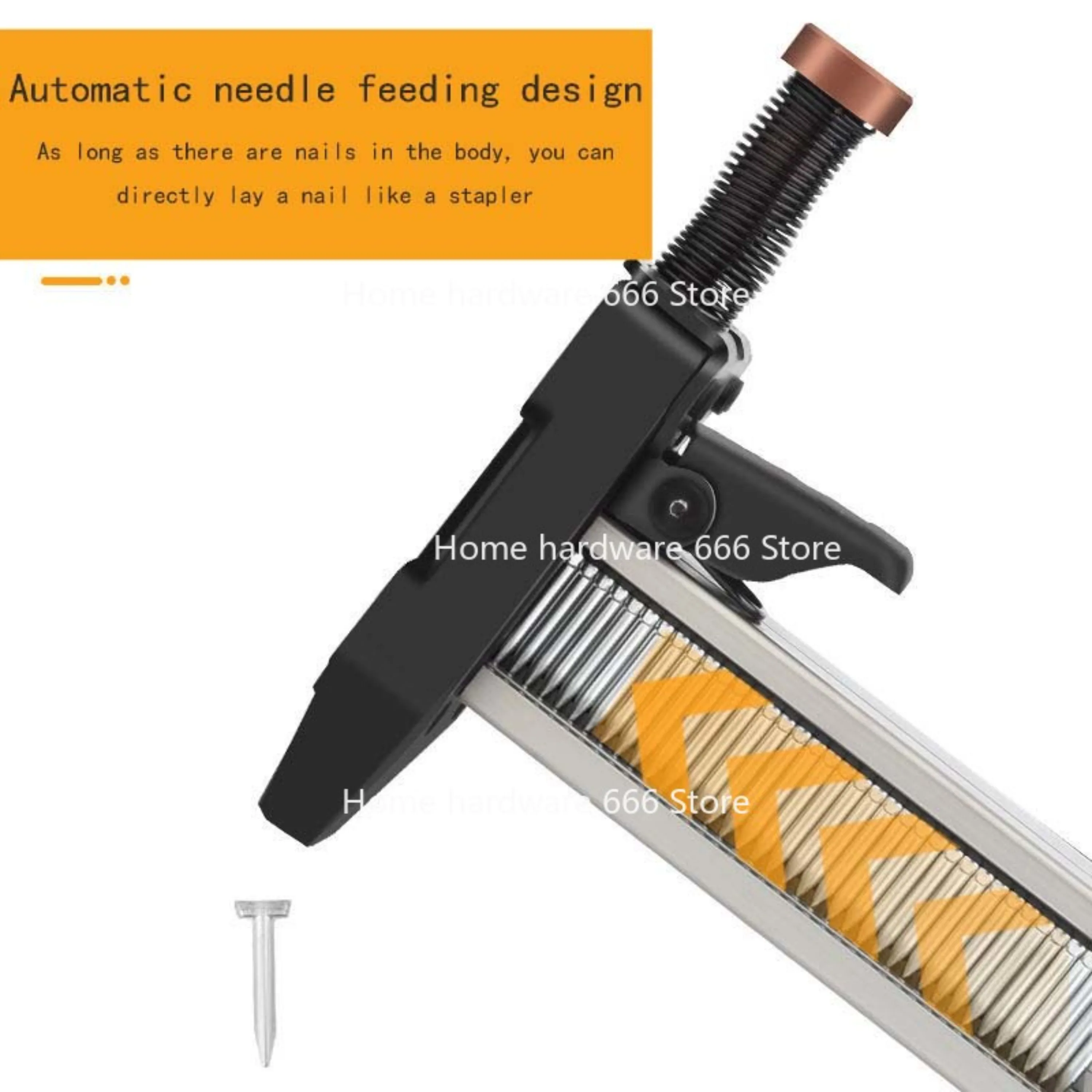 Nailer Manual Nailer Steel Nails Grab Straight Nails Cement Wall Nails St18 Row Semi-Automatic view 5