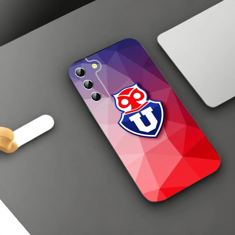 Chile U-University Logo Phone Case For Samsung Galaxy A52 A12 A51 S21 Edge S22ULTRA S23 S20LITE Plus Ultra Black Cover