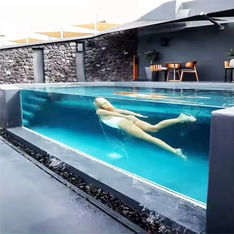 Container Pool Modular Outdoor Swimming Pool Luxury Design for Residential Backyard and Resort Applications