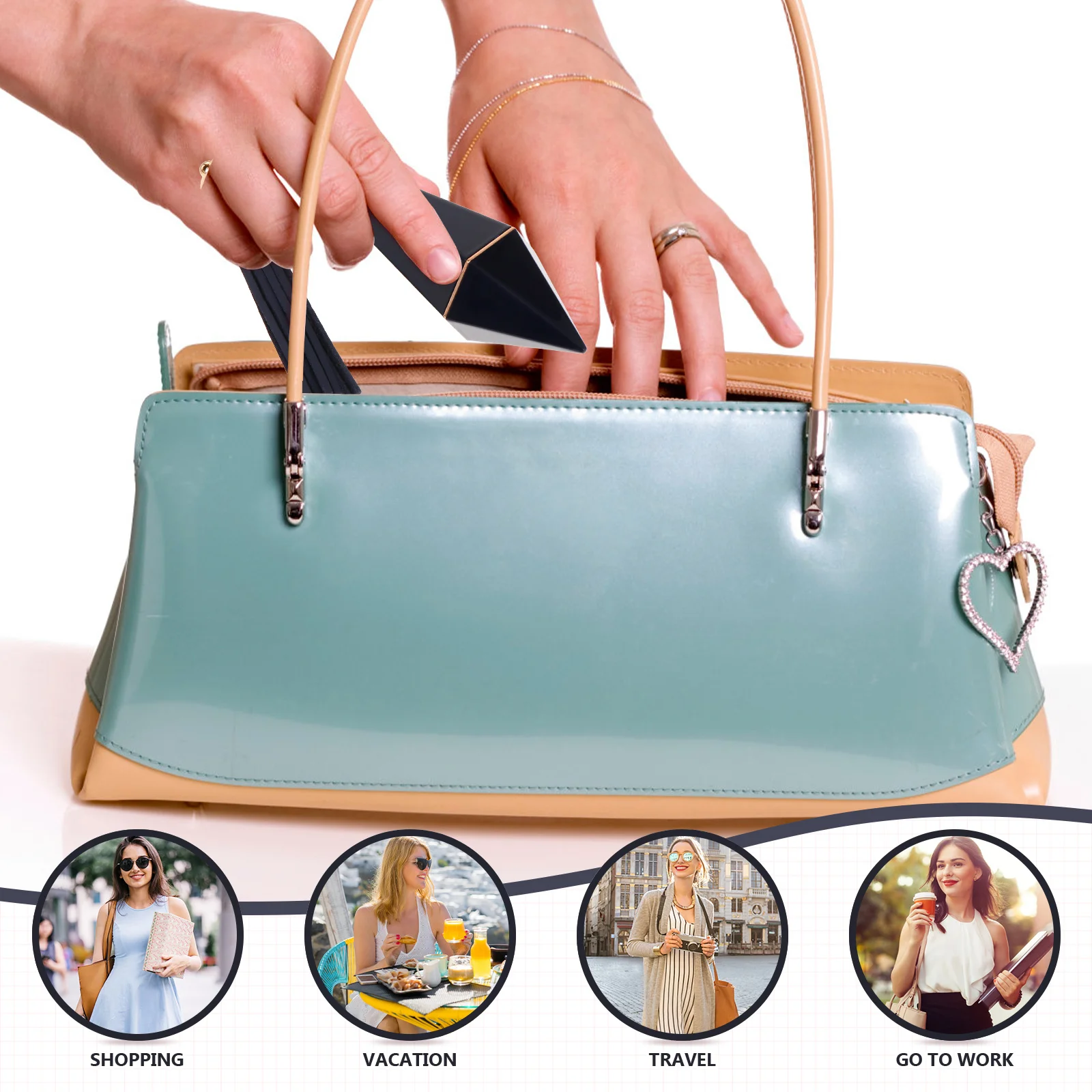 5 flaconi trasparenti per lucidalabbra con nappa, ricaricabili e lavabili, tubetti vuoti per balsamo labbra, per viaggi, uso domestico e fai da te