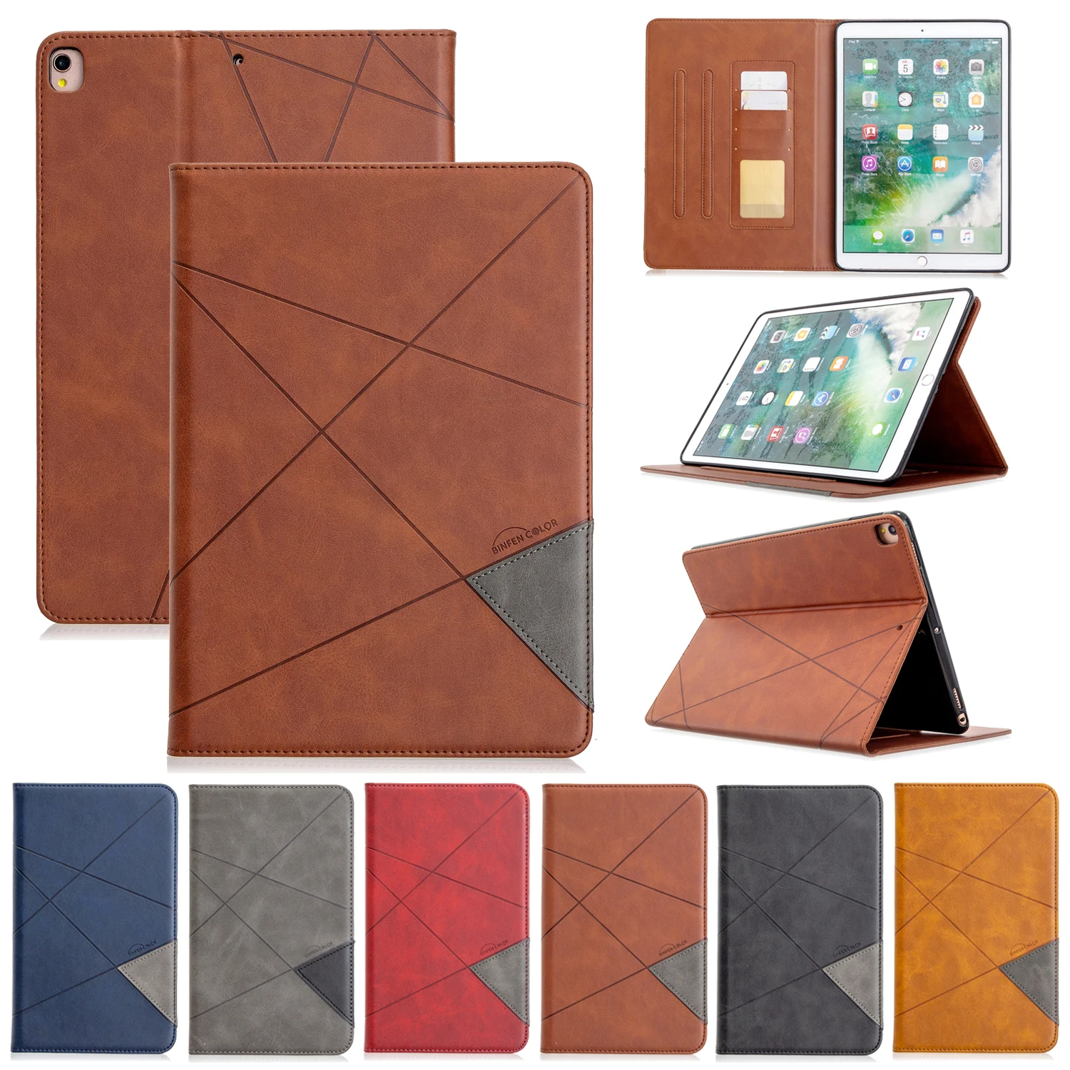 

Смарт-чехол из кожи с бриллиантами для Apple IPad 9.7 2018 6th 2017 5th A1893 Air 1 2 Cover Capa для iPad 10.2 7th 9th Pro 11 Case Funda