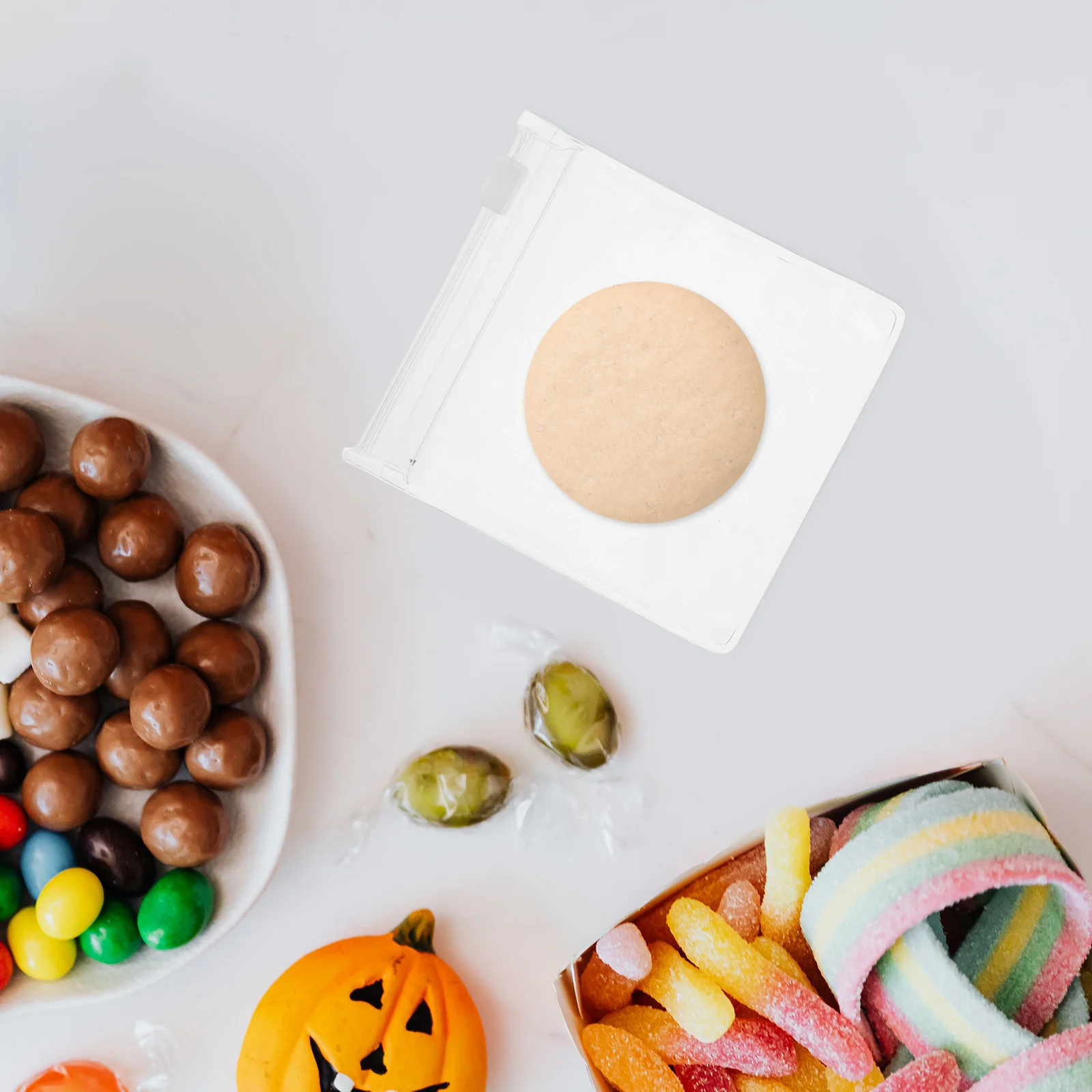 

10Pcs Small Clear Pouch Zipper Seal Bag for Jewelry Earring Candy Storage Reusable Lightweight Space Saving Portable Solution