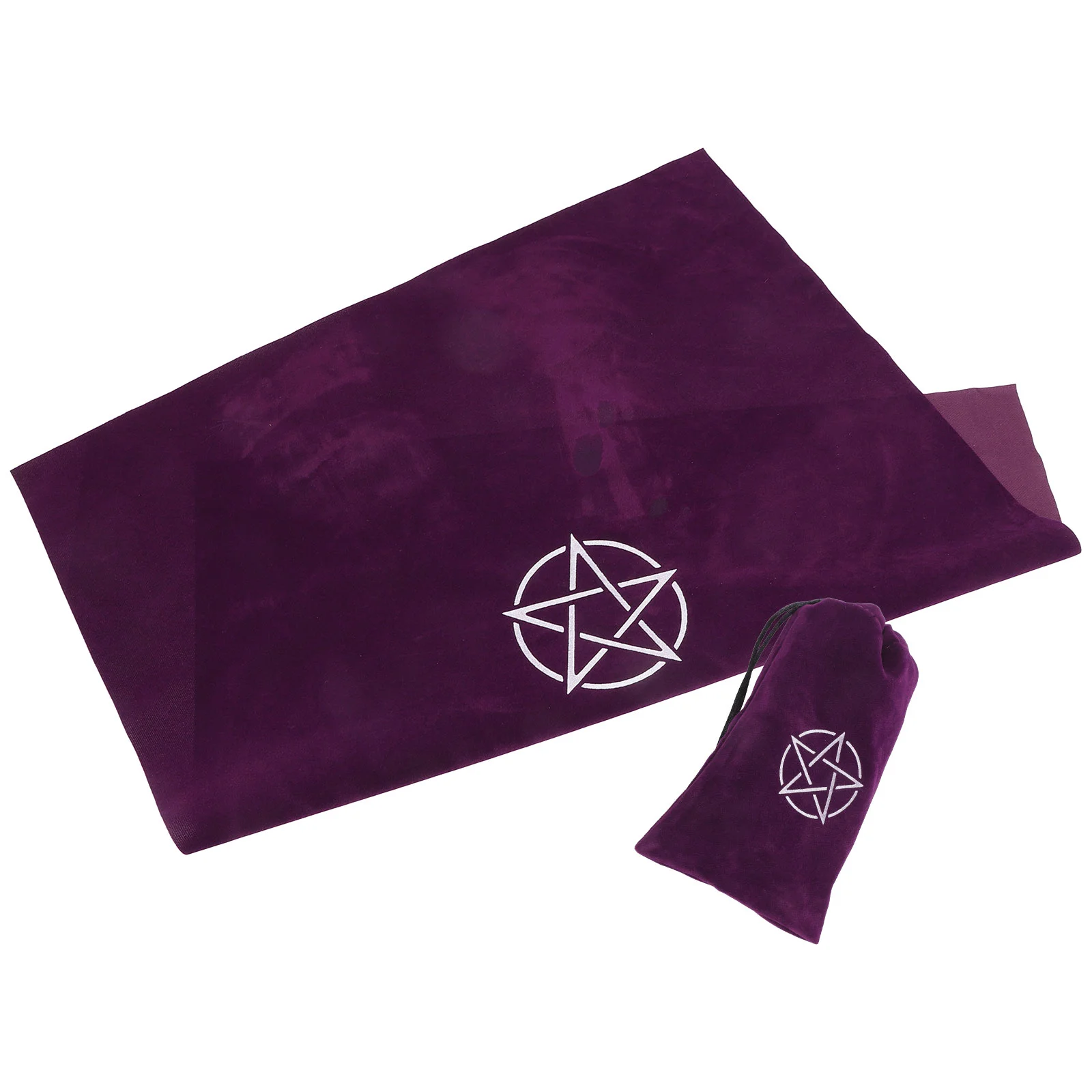 

Tarot Card Tablecloth Prop Astrology Desk Cloth for Divination Game Cards Desktop Decoration Premium Material