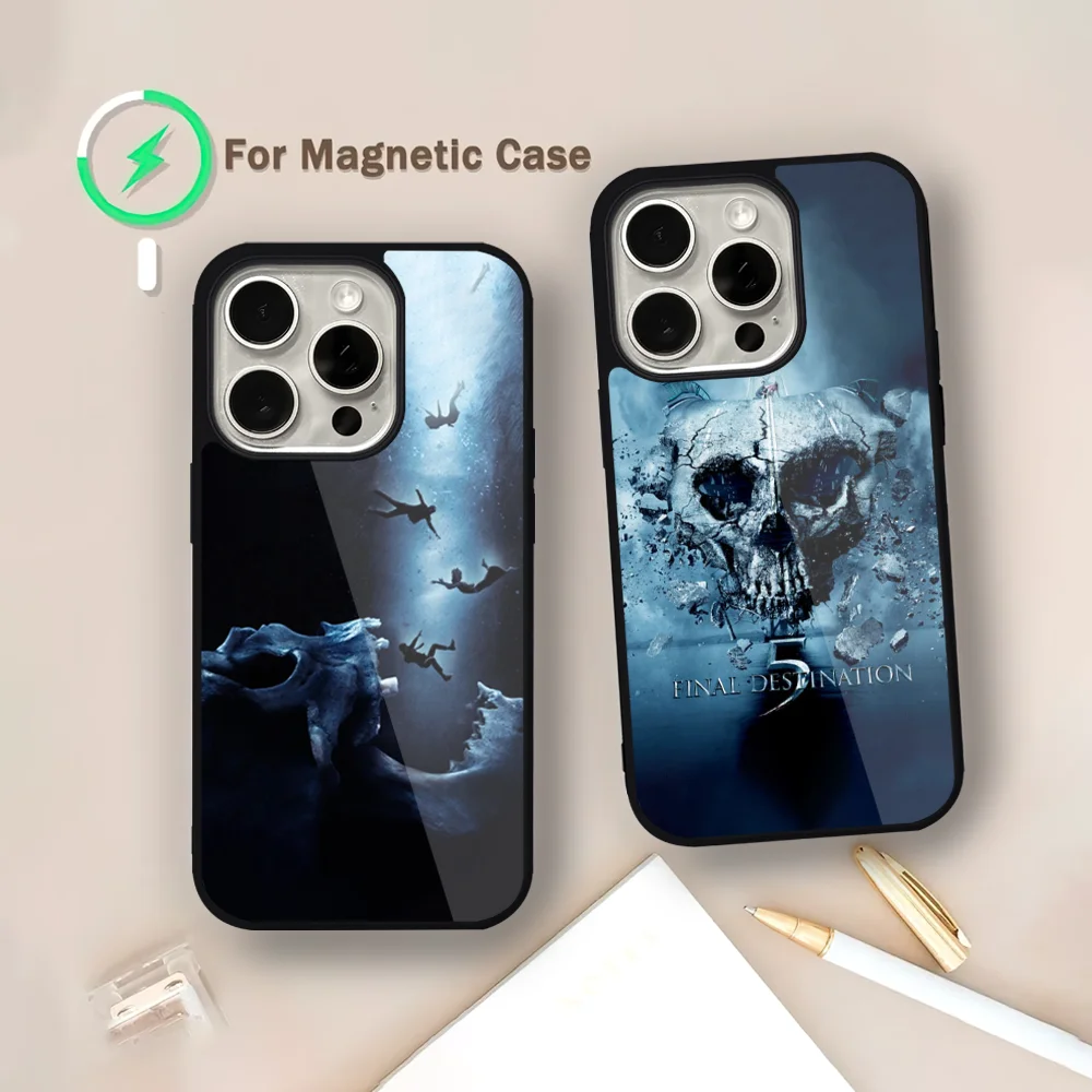 Final Movie D-Destinations  B-Bloodlines Phone Case Magsafe Magnetic For iPhone 11 12 13 14 15 Pro Max Plus Wireless Charging