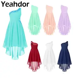 Vestido elegante de dama de honor para niñas, vestidos de fiesta de boda para niños, vestidos de Santa Comunión, Vestido de princesa para Gala, Vestido de graduación de noche