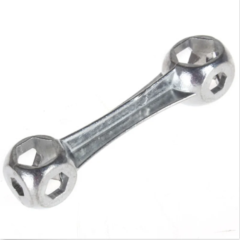 10 in 1 Mini Pocket Size Bone Wrench Multipurpose Wrench Hexagon Sleeve Tool Portable Repair Bicycle Riding Sleeve Hand Tool