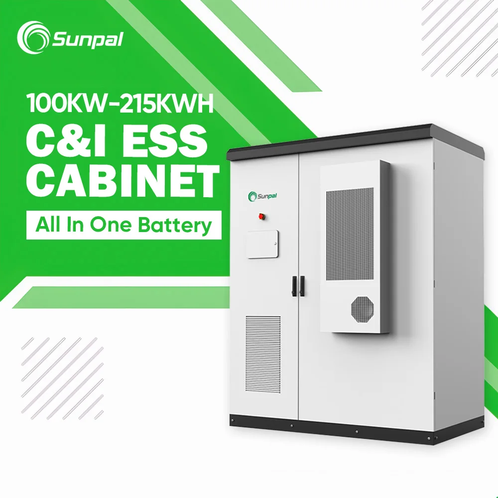 Sunpal Solar Energy Storage Battery Cabinet 50kW 50kWh 100kWh All in One Solar Energy System for Commercial Solar Storage