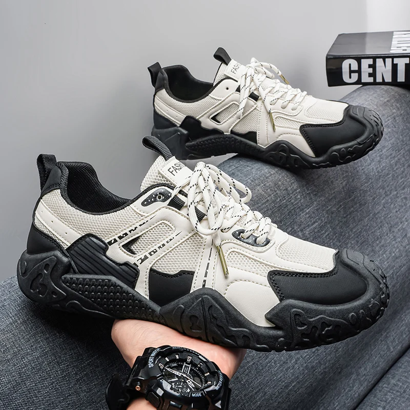 Stylish Street Athletic Sneakers Insulated Warm Inner Resist Cold Air, Waterproof Base Anti Abrasion for Daily Jogging Outings