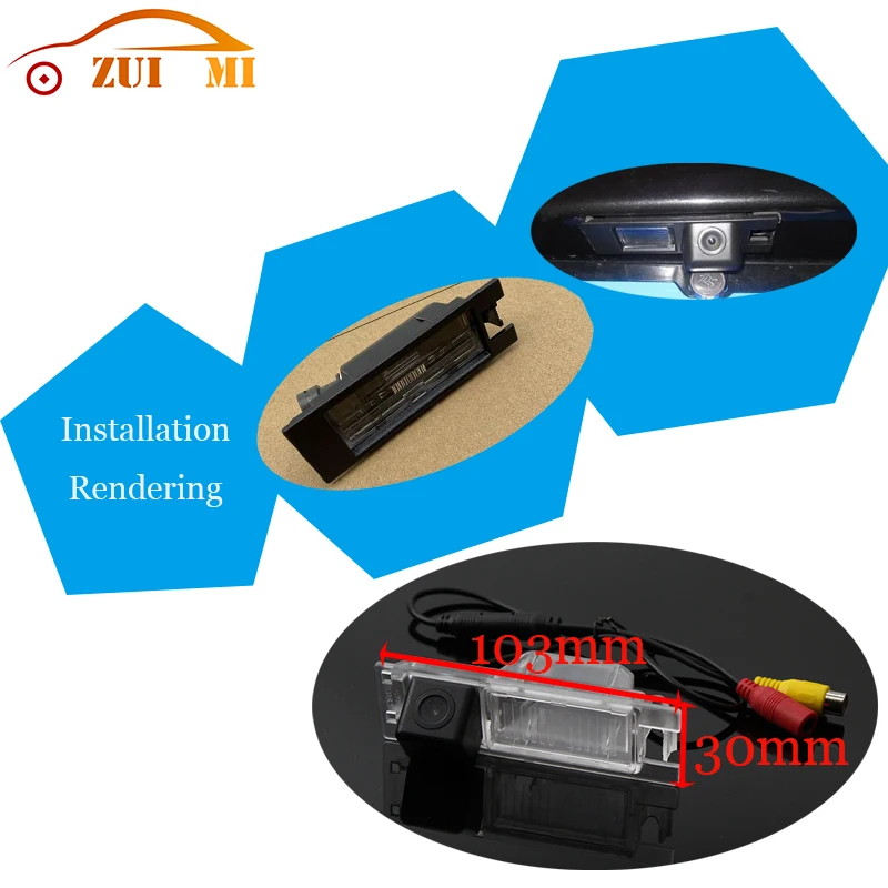Car Reverse Rear View Camera For Vauxhall Holden For OPEL Meriva 2010~2014 CCD Full HD Night Vision Backup Parking Camera