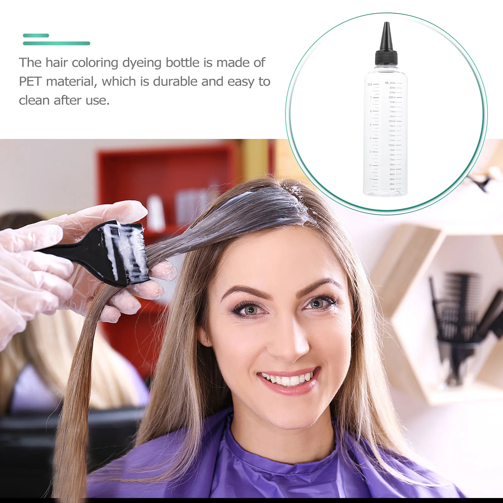 

12 Pcs Scratch Repair Bottle Squeeze for Hair Color Plastic Bottles Ketchup Pointed Applicator The Pet Dye
