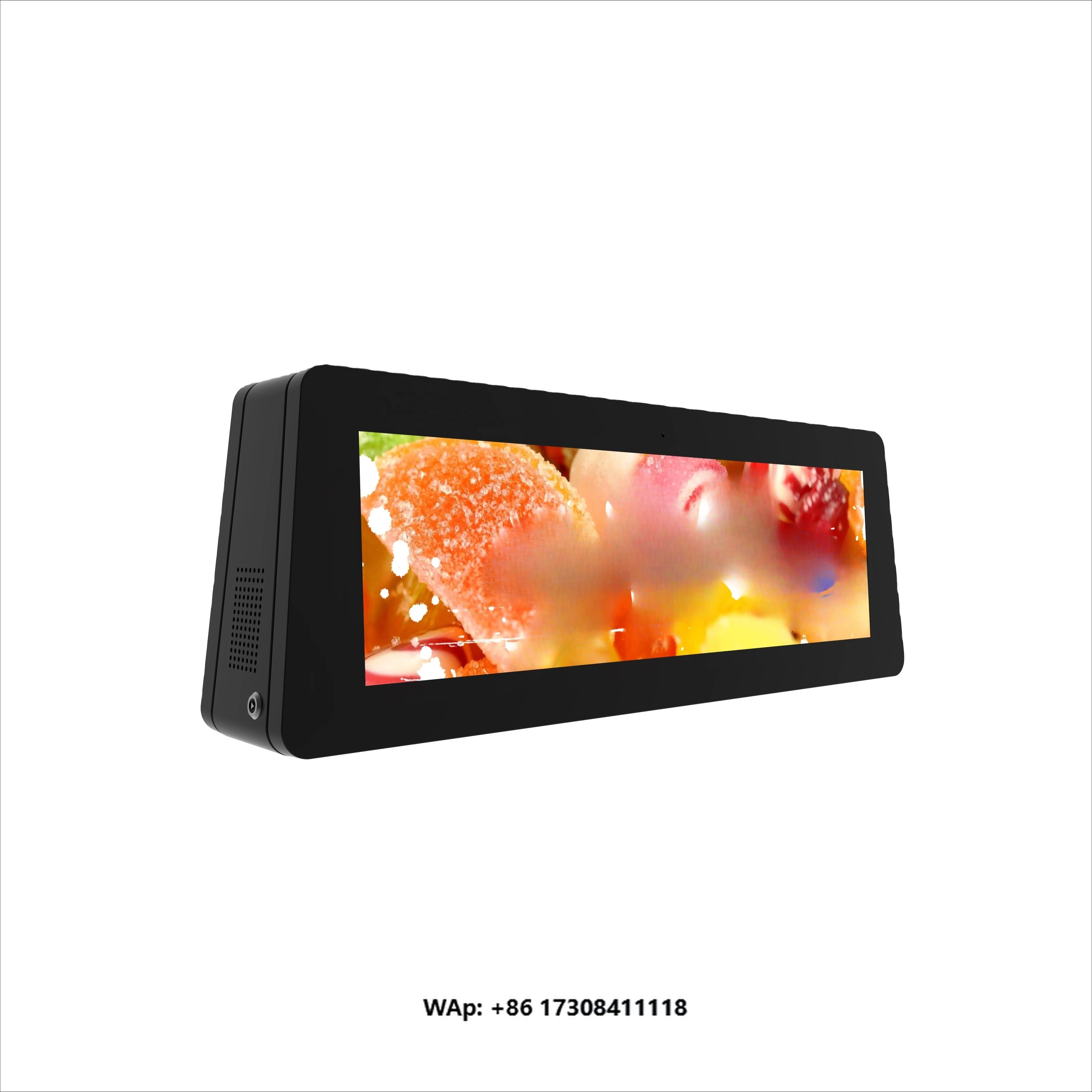 Full color outdoor taxi roof LED display car advertising digital signage