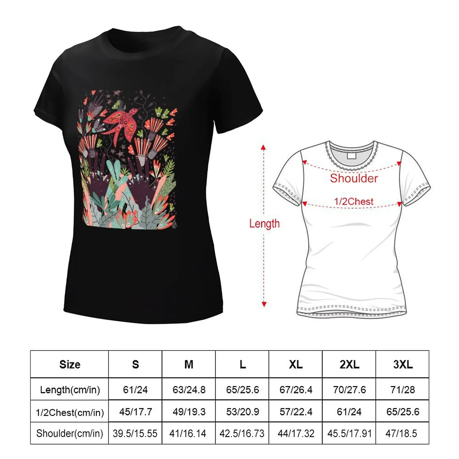 Spring Bird T-Shirt summer top shirts graphic tees t shirt dress Women