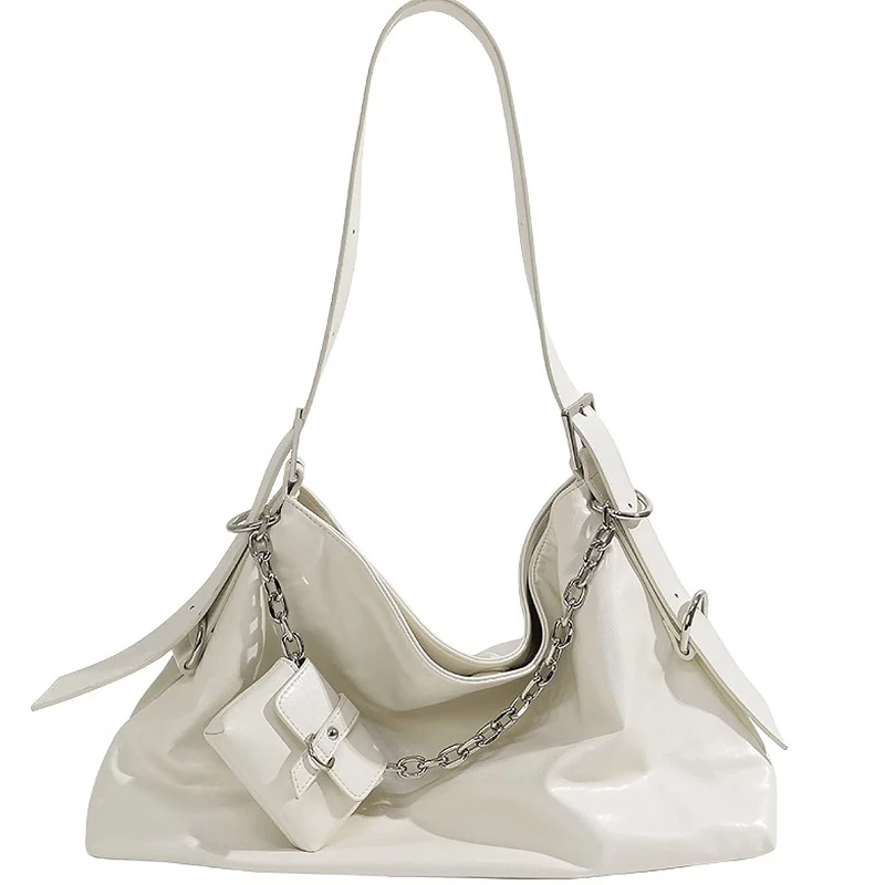 

Новинка осени 2024, большая вместительная дорожная сумка на одно плечо, универсальная модная женская сумка-тоут подмышками с сумкой для наушников