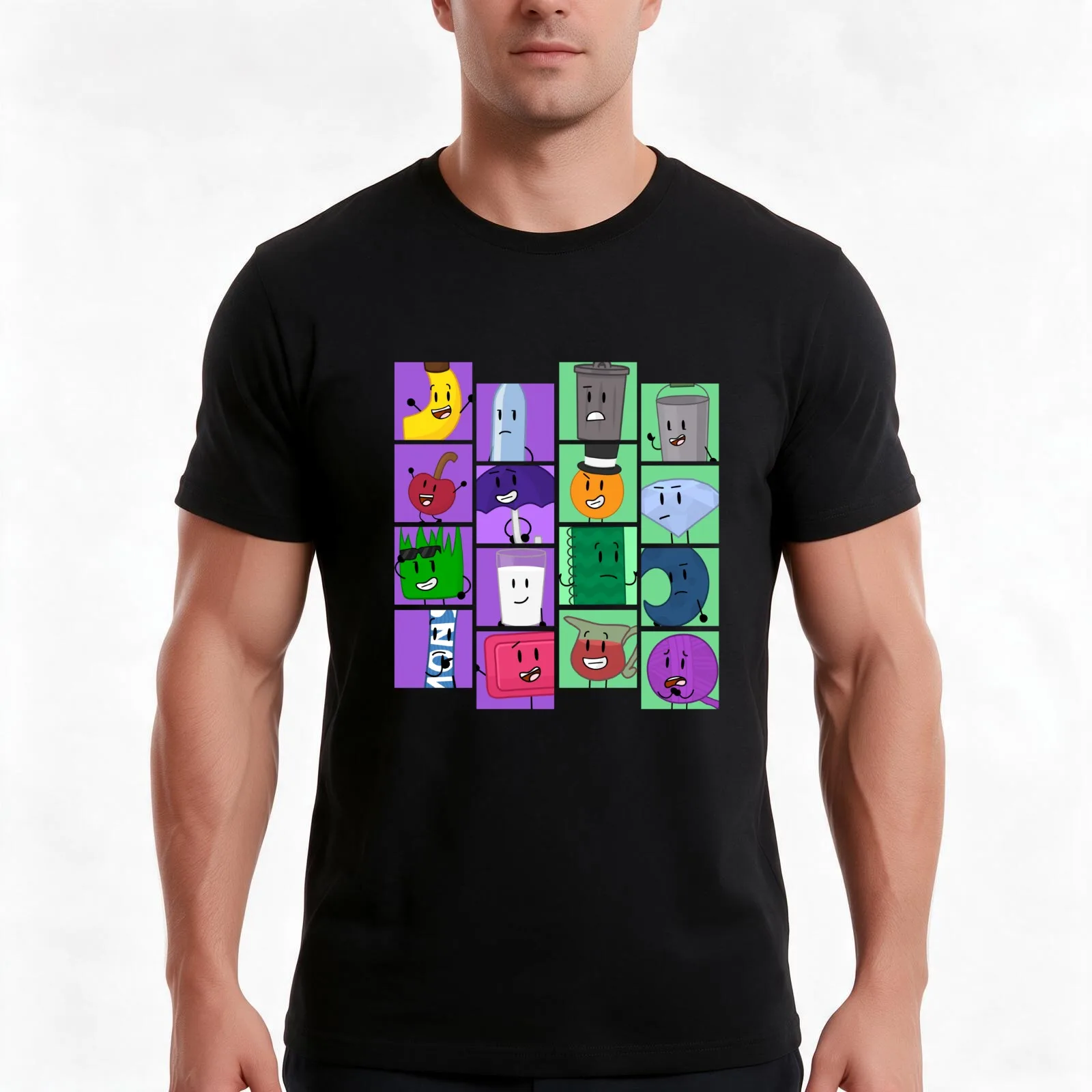 Object Lockout - Teams T-Shirt, Summer Casual Cotton Tee, Oversized Streetwear Tops, Vintage Graphic Print, Unisex Men Women