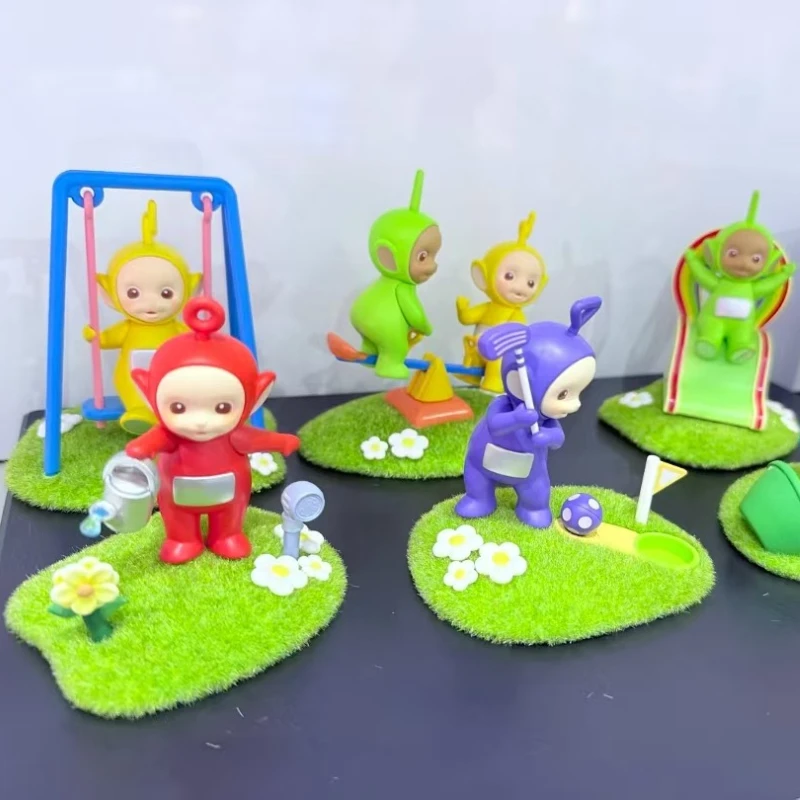 حقيقي مينيسو تليتبيز ماجيك آيلاند سلسلة صندوق أعمى التماثيل الطرفية اللعب دمية الحلي صندوق مفاجأة ديبسي أنيمي