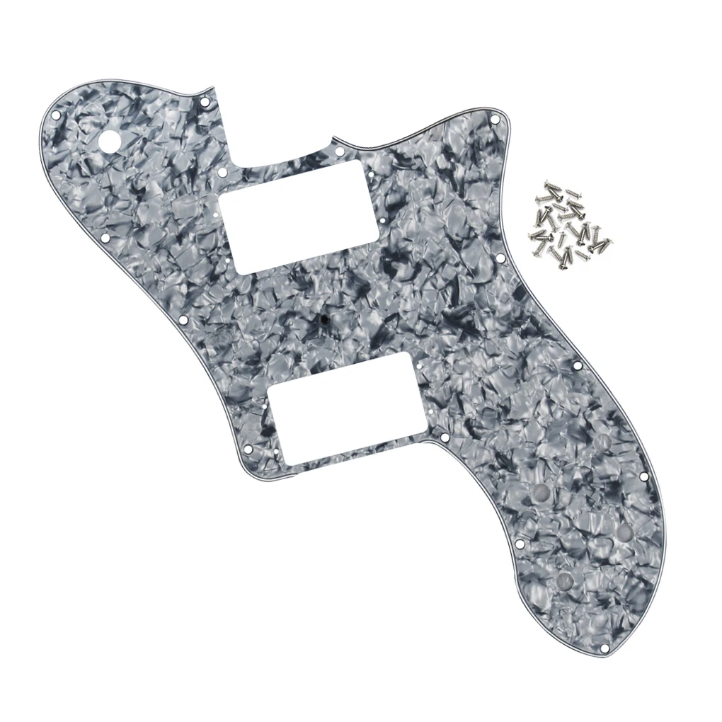 FLEOR 1PCS Mexico 72 TL Deluxe Reissue Guitar Pickguard Humbucker Pick Guard with Screws for Guitar Parts