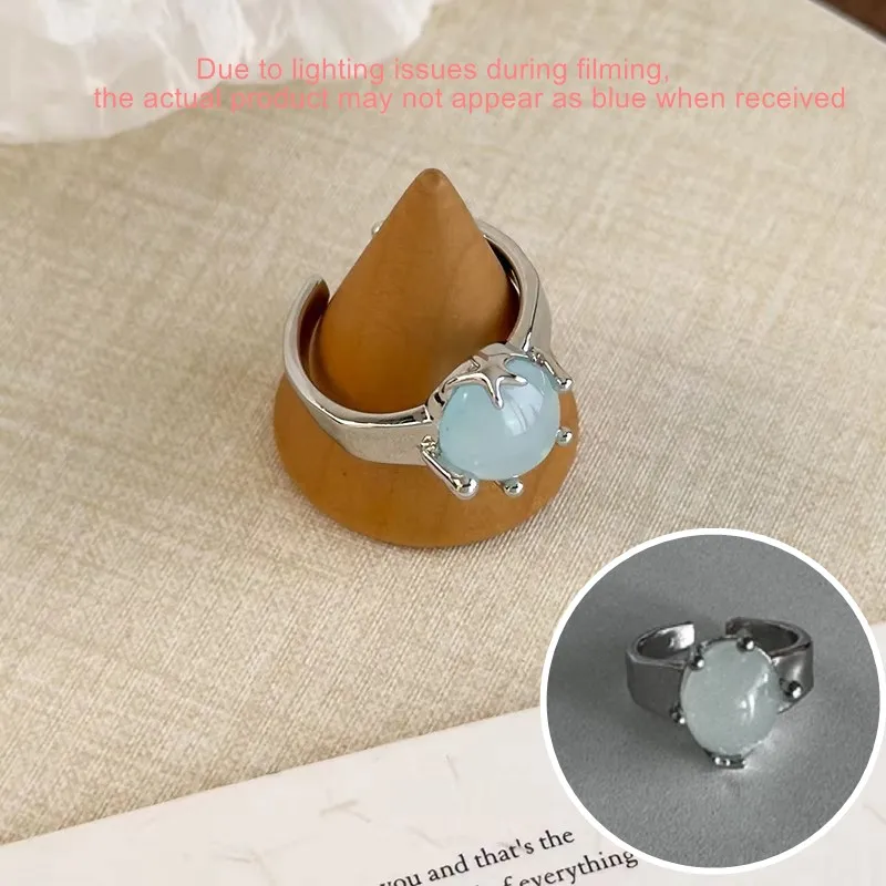 Sam Panda Ringe aus 925er-Sterlingsilber für Damen und Herren, edler Schmuck, verstellbarer Ring in offener Flügelform, für Party, Geburtstag, Geschenk