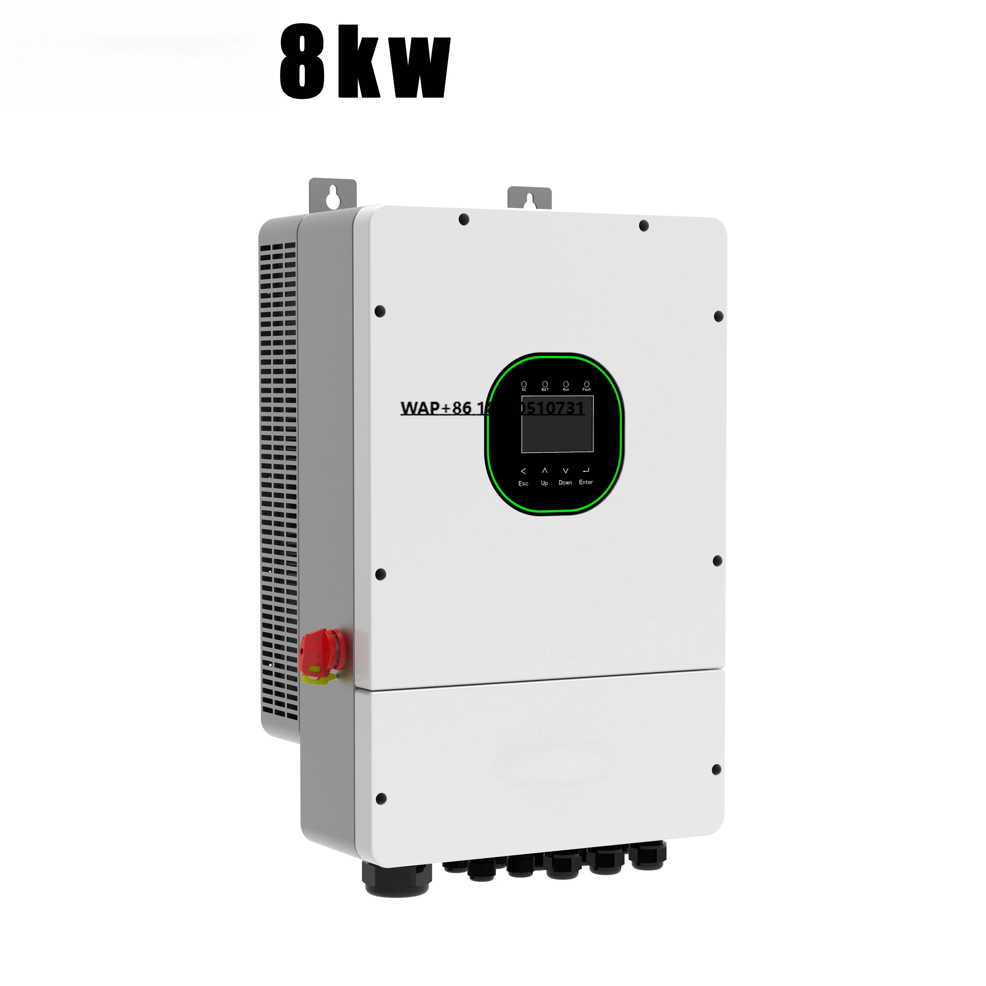 

H2 8KW Best Hybrid Inverter High Efficiency LiFePO4 Battery System IP65 Protection on Grid Off Grid Dual Mode