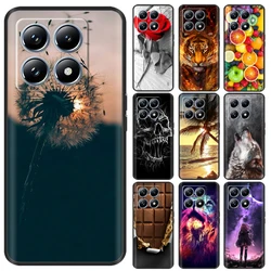 For Xiaomi 14T Pro Case Soft Silicone Black Bumper Coque Protective Back Cover For Xiaomi 14T Mi 14T Pro Shockproof Phone Cases