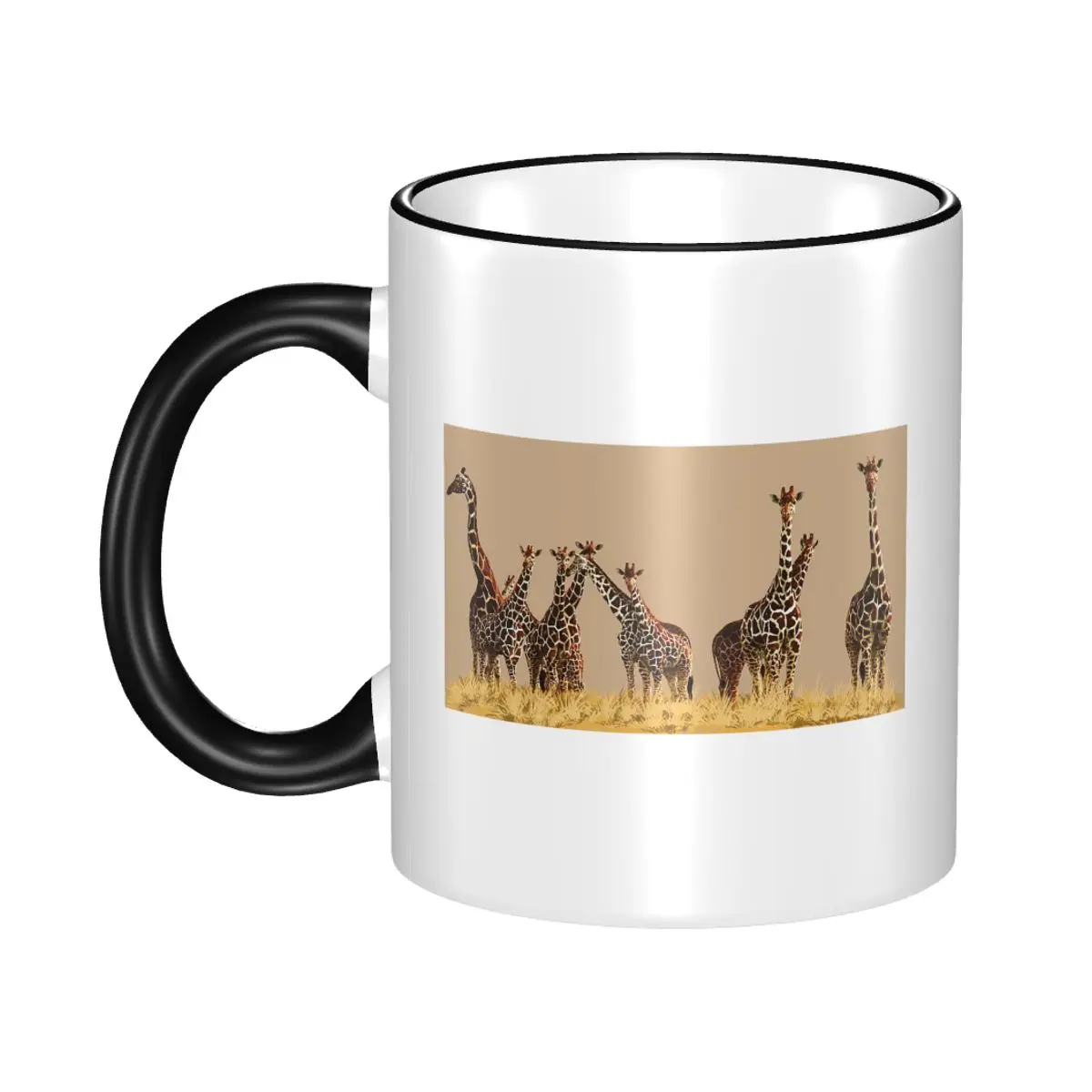 

Giraffes Mug Funny Ceramic Coffee Cups Tea Mugs Milk Cup Drinkware Gift for Woman Man