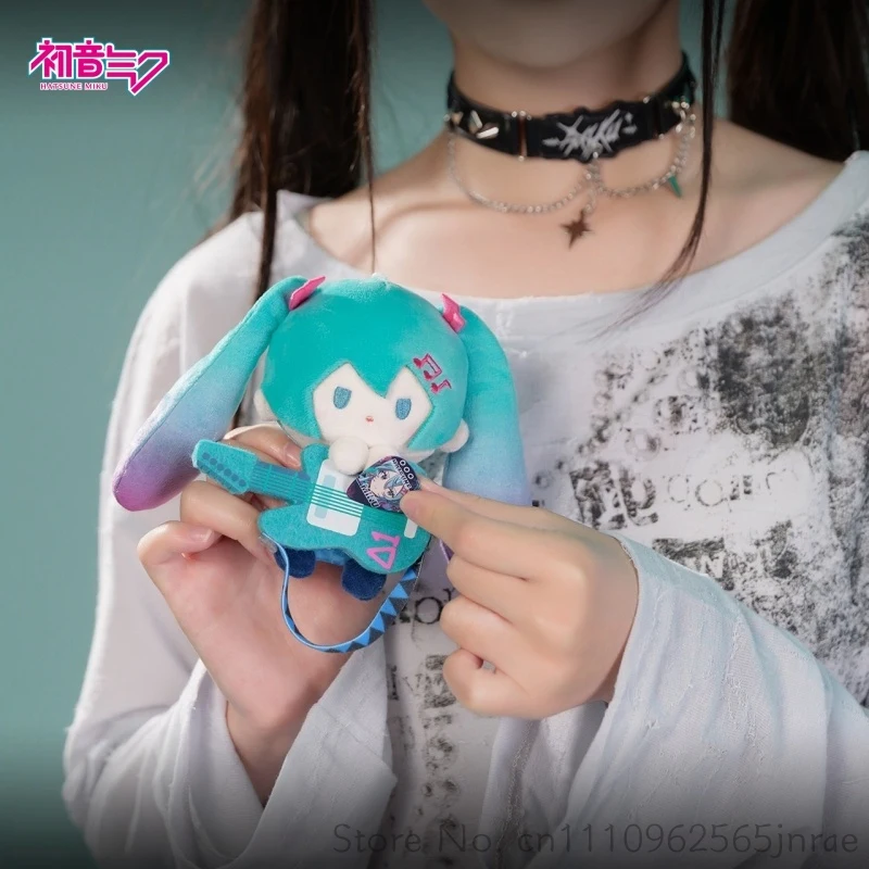 New In Stock Hatsune Miku Spark Series Plush Doll Crossbody Bag Handbag Soft Stuffed Anime Collectible For Adult Fans Gift - view 4