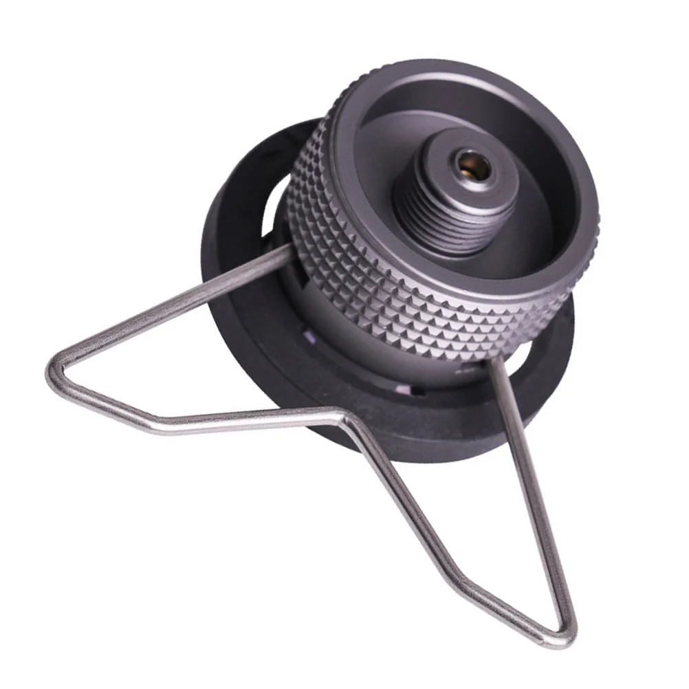 

Gas Tank Converter Stove Connector Head Portable Camping BBQ Adapter Bracket Stable Support Practical Functions Gas Canister