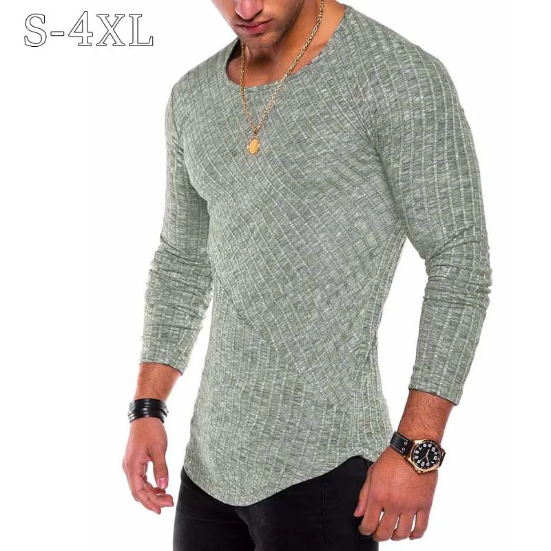 Maglione slim fit da uomo primavera autunno sottile o-collo lavorato a maglia pullover da uomo casual solido maglioni da uomo Pull Homme