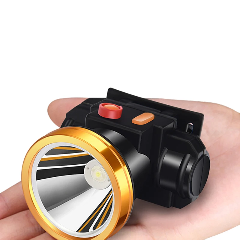 1 Set Strong Light Super Bright Outdoor Head-mounted Household Mini Flashlight LED Headlight Long Battery Life Riding Headlights