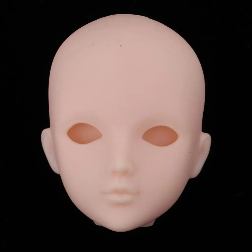 1/6 Woman Without Make Up Head Carving Sculpt Without MSD Doll