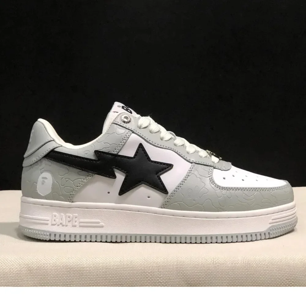 Zapatillas Deportivas Bapesta de A BATHING APE para Hombre y Mujer, Antideslizantes, para Skateboarding, Casuales, para Caminar al Aire Libre