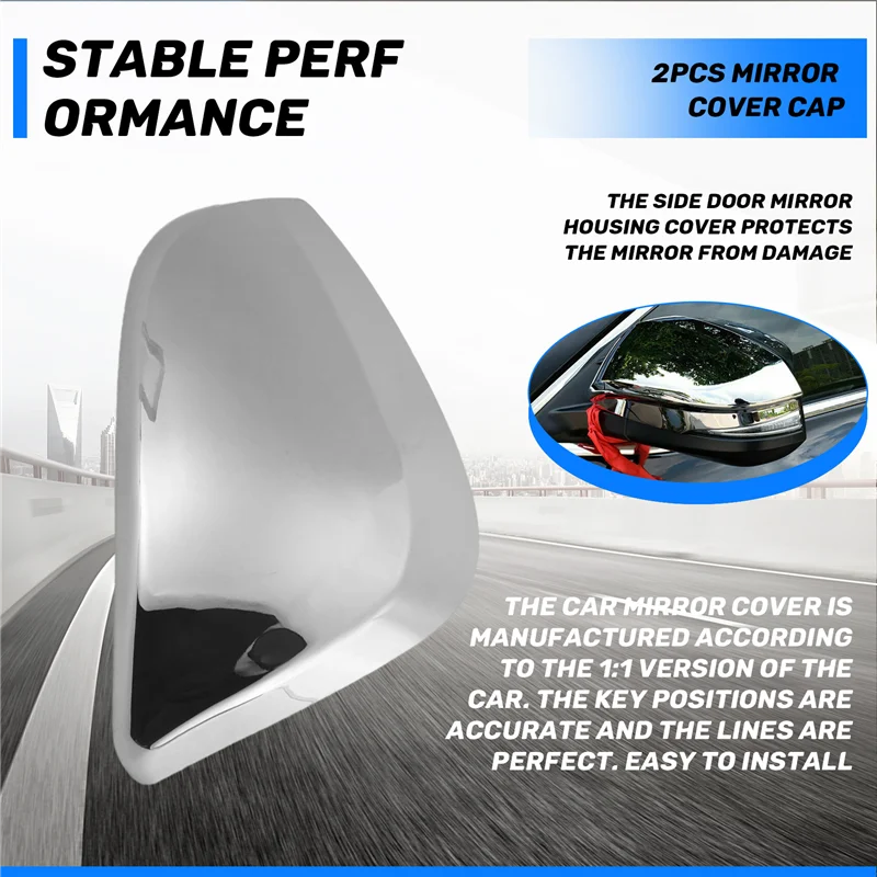 

Car Rear View Mirror Decoration Side Door Mirror Cover Cap For Toyota Hilux Revo Vigo Fortuner Highlander RAV4 Innova
