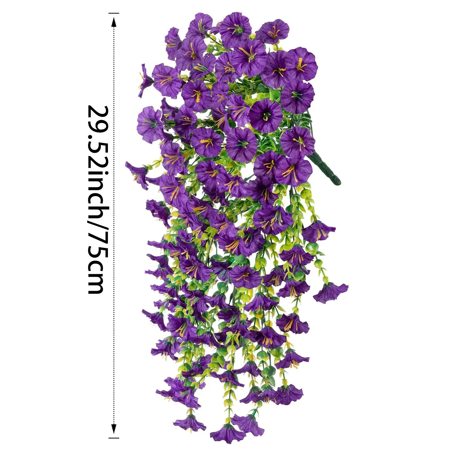 1개 인조 나팔꽃, 자외선 차단 인조 꽃줄, 유칼립투스 - Artificial Hanging Plants 리뷰 및 가격